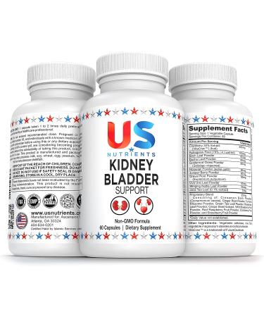 US Nutrients Kidney Bladder Support - Natural Supplement for Urinary Health - Buy Online on GoSupps.com