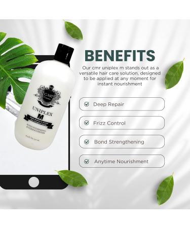Uniplex M Bond Nourisher & Strengthener | Shine Enhancer & Frizz Control for All Hair Types - Deep Repair & Vitality Boost - Buy Online on GoSupps.com