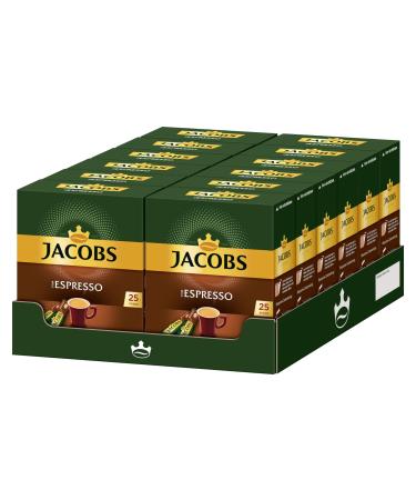 Jacobs Type Espresso 12 pack of soluble coffee instant coffee instant coffee 25 individual portions each 25 pieces (12 pack) - Buy Online on GoSupps.com