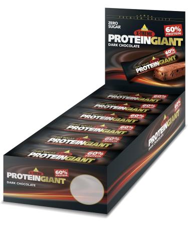 Inkospor X-Treme Protein Giant Bar - Dark Chocolate (24 x 65g) | High Protein Snack for Fitness & Health - Buy Online on GoSupps.com