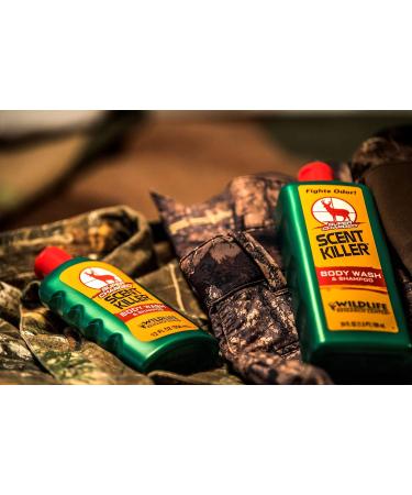 Wildlife Research 540-12 Scent Killer Body Wash - 12 FL OZ | Odor Eliminator for Outdoor Adventures | Small Yellow Bottle - Global Shipping Available - Buy Online on GoSupps.com