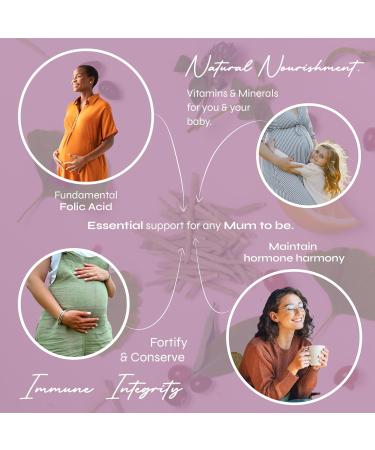 Known Pregnancy Support Multivitamin Gummies - 400µg Folic Acid - for Maternal Health - Natural Raspberry Flavour - 60 Vegan Gummies, 1 Month Supply - Buy Online on GoSupps.com