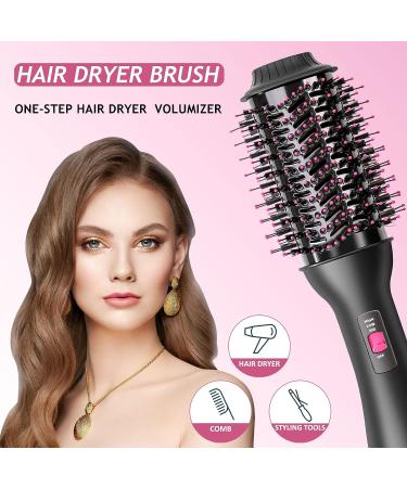 Doyomi 3-in-1 Hot Air Hair Brush Styler for Fast Drying and Styling - Anti-frizz Ceramic Barrel, Negative Ion Technology - 55mm Oval Shape - Buy Online on GoSupps.com