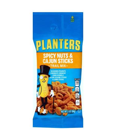 Planters Cajun Trail Mix 2 oz - Pack of 72 Single Serve Snacks | Best Snack for On-the-Go - Buy Online on GoSupps.com