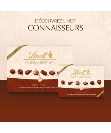 Lindt - Bo te CONNAISSEURS Pralin s - Assortiment de Chocolats au Lait et Noirs Pralin s - Id al pour No l 409g Pralin s (Moyen) 409g - Buy Online on GoSupps.com