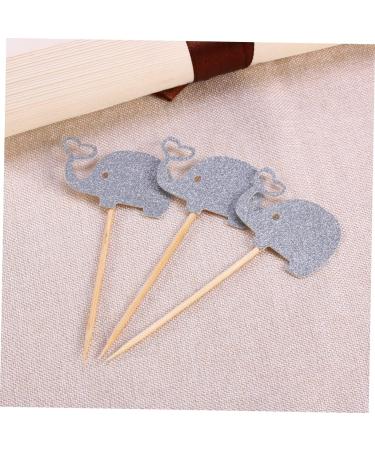 Warmhm 3pcs Cocktail Picks Elephant Cupcake Picks Topper Heart Glitter Picks Food Elephant Cupcake Toppers Gold Glitter Toppers Paper Cups Stick Fruit Topper Heart Wedding Earth Tones Rod - Buy Online on GoSupps.com
