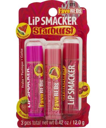 Lip Smacker FaveREDS Starburst Flavored Lip Glosses - Pack of 2 (0.42oz each) - Buy Online on GoSupps.com