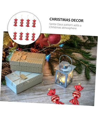 Zerodeko 8pcs Candy Pendant Xmas Candy Holiday Tree Ornament Christmas Hanging Pendant Stuffing Child Mint - Buy Online on GoSupps.com