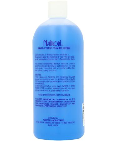 Nairobi Wrapp It Shine Foaming Lotion 32oz - Unisex Hair Styling Essential - Buy Online on GoSupps.com