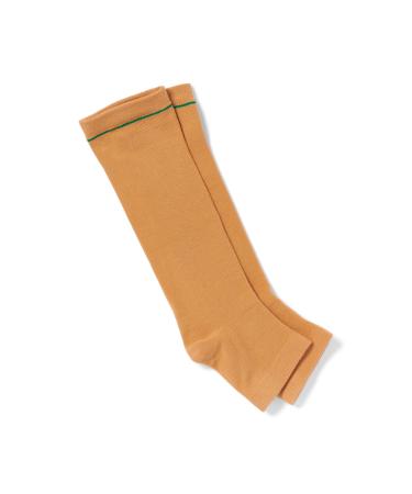 Medline Protective Leg Sleeve Beige with Green Stripe Universal Fit 15" Length Durable Medical Equipment