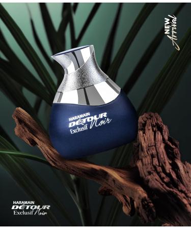 Al Haramain Detour Noir Exclusif for Unisex - 3.33 oz EDP Spray - Buy Online on GoSupps.com