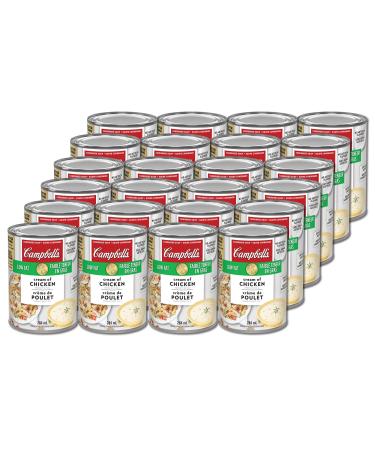 Campbell's Low Fat Cream Of Chicken Soup 284ml 24-Count 284 ml (Pack of 24)