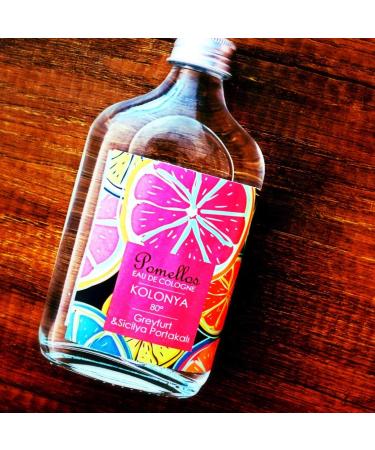 Pomellos Eau de Cologne by eeose (Grapefruit & Sicilian Orange 250ml) Grapefruit & Sicilian Orange 8.5 Fl Oz (Pack of 1)