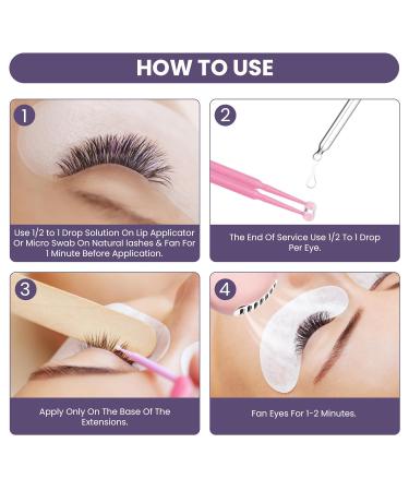 All-in-One Lash Bonder & Primer - Boost Eyelash Extensions Retention by 40% | Waterproof Sensitive Skin-Friendly (10ml - Buy Online on GoSupps.com