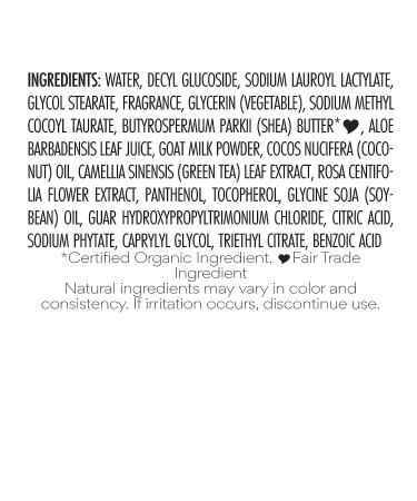 Nubian Heritage Goats Milk and Chai Body Wash 13 oz - Soothing & Hydrating Formula with Fair Trade Shea Butter - Buy Online on GoSupps.com