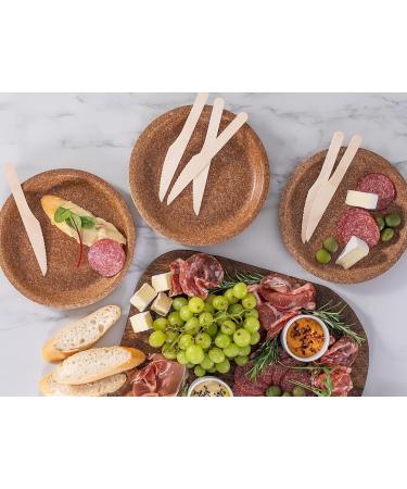 KIBON Bamboo Knives 100 Individually Wrapped Disposable Knives Biodegradable Packaging Sturdy Eco-Friendly Heat-Resistant Compostable Utensils for All Occasions Sustainable Plastic Alternative 100 Knives - Buy Online on GoSupps.com