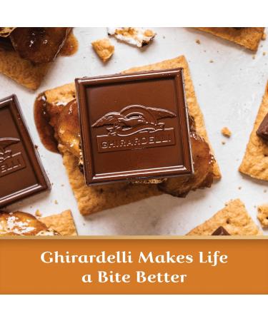 GHIRARDELLI Caramel Milk Chocolate Squares Bar 4.8 oz Bar (Pack of 2) Bundle With Snack Scout Lunch Bag - Buy Online on GoSupps.com