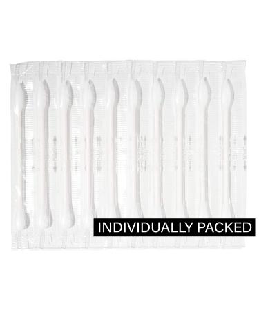 180 Count Pointed Q Tips Qtip Bleeker and R Individually Wrapped Cotton Swabs - Chlorine & Oil Free - Recyclable & Biodegradable - Travel Makeup - Buy Online on GoSupps.com