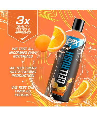 EFX Sports Cell Rush - Fast Acting Muscle Fuel with Kre Alkalyn & Beta Alanine | 16 Fl Oz (Orange) | International Shipping Available - Buy Online on GoSupps.com