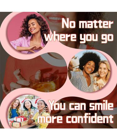 6 PCS Fake Teeth Veneers for Temporary Tooth Repair - Upper and Lower Jaw - Dental Veneers for Men and Women - Bright White Smile - W04 - Buy Online on GoSupps.com