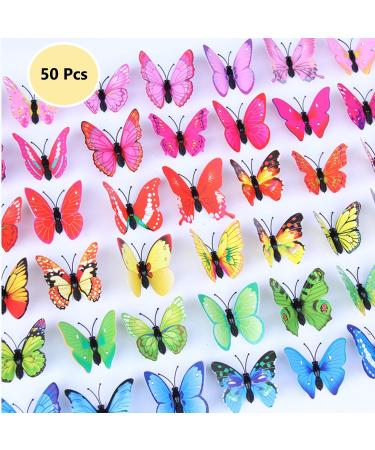 KARLOR butterflies hair clips 50 pieces 4.5cm butterfly hairpins girls butterflies hair accessories butterflies clips girls women colorful Random styles - Buy Online on GoSupps.com