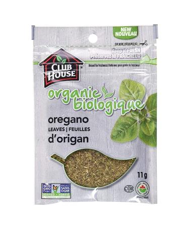 Club House Quality Natural Herbs & Spices Organic Oregano Leaves 11g