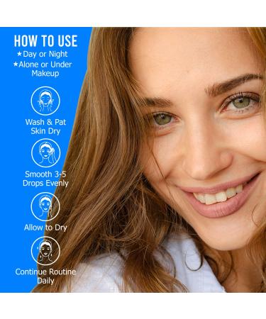 Pure Hyaluronic Acid Serum - Hydrating Anti-Aging Face Care with Vitamin C & E | 1 Fl Oz - Buy Online on GoSupps.com
