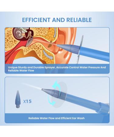 Buy Upgraded Ear Wax Removal Kit - Safe Ear Irrigation System with Temperature Display & Comfortable Cleaning - Effective Ear Flush Cleaner - Buy Online on GoSupps.com