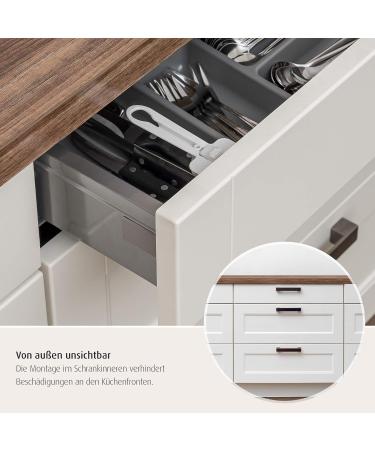Buy REER 71090 Extra Flat Drawer Backup for Cutlery Drawers - 2 Pieces - White | International Shipping Available - Buy Online on GoSupps.com