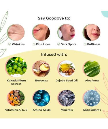 Jillaroo Natural Face Moisturizer for Men & Women | Kakadu Plum & Vitamins A C E | 100g - Hydrating Natural Skincare by Y-Not Natural - Buy Online on GoSupps.com