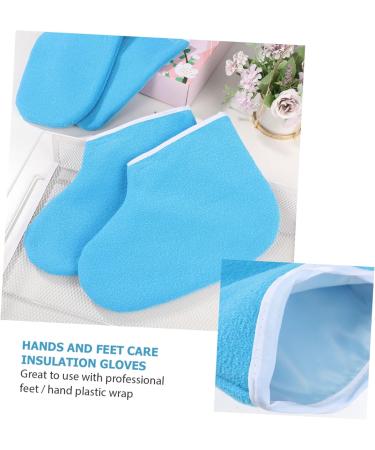 Ensemble De Couvre-pieds Et Mains Pour Bain De Cire 1 De Moufles 1 De Chaussettes Pour Soins Spa Et P dicure La Paraffine - Buy Online on GoSupps.com