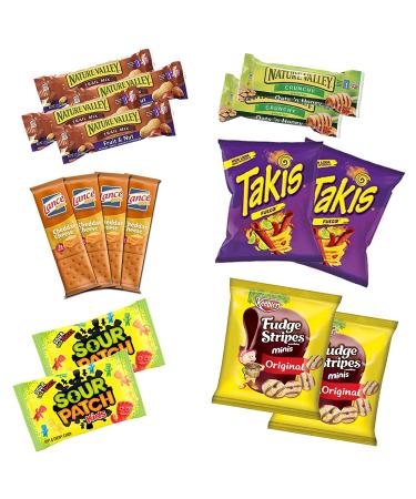 Birthday Gift Basket Care Package (60 Count) Snacks Food Cookies Chips Candy Party Variety Gift Box Pack Assortment Basket Bundle Mix Bulk Sampler Treat College Students Kids Teens Office School - Buy Online on GoSupps.com