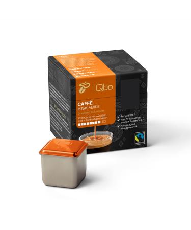 Tchibo qbo Caff Minas Verde Premium coffee capsules 8 pieces (Caff intensity 8/10 full -bodied and spicy) sustainable from 70% renewable raw materials & climate -neutral 8 capsules (1 x 8 Pack)