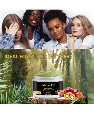 Buy Batana Hair Growth Oil - 100% Raw Organic Oil from Honduras for Men & Women | Anti Hair Loss & Split Ends Treatment - 3.4 FL oz - Buy Online on GoSupps.com