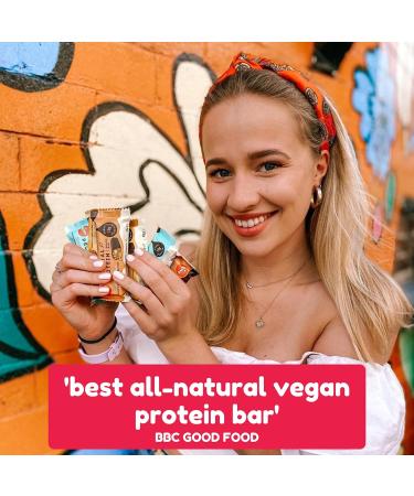 Vive Gluten Free Peanut Butter Jelly Protein Bars - Vegan High-Fibre Snacks 100% Natural Non-Dairy - 12 x 49g, 12 Count Pack - Buy Online on GoSupps.com