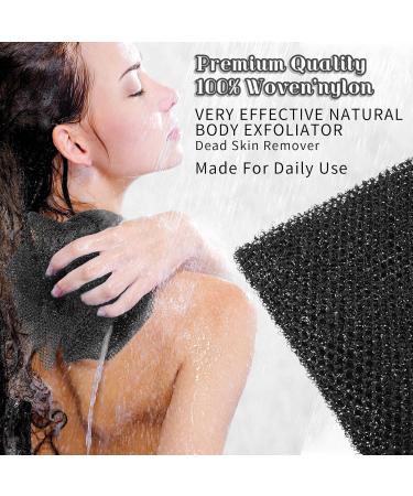 Shop African Bath Sponge - Long Net Exfoliating Body Scrubber for Men & Women - Dead Skin Removal & Skin Smoothing - Buy Online on GoSupps.com