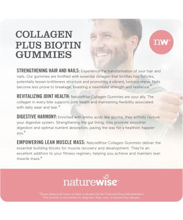 NatureWise Vitamin D3 5000IU (125mg) 360-Count + Collagen Gummies with Biotin & Vitamin C E 60-Count - Bundle for Immune & Bone Hair Skin Nails Support - Gluten Free Soy Free Non-GMO - Buy Online on GoSupps.com