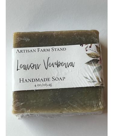 Handmade Lemon Verbena Soap - 4 oz Natural Bars | International Shipping Available - Buy Online on GoSupps.com