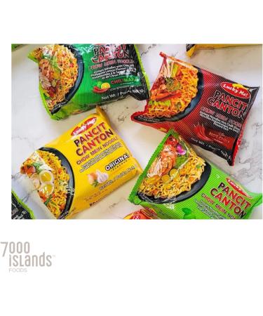Lucky Me! Pancit Canton Instant Noodles Chilimansi Flavor (12 units x 60g) - Buy Online on GoSupps.com
