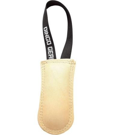 Shop Dingo Gear S00225 Handmade Biting Cord - Beige Coated Leather for IPO Agility Training | 15 cm Robust Dog Training Tool - Buy Online on GoSupps.com