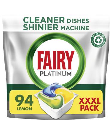 Fairy Platinum Dishwasher Tablets Lemon - 94 Tablets