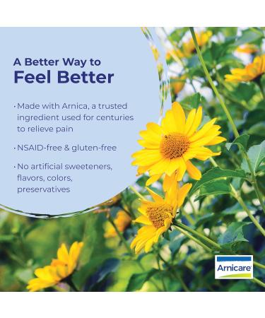 Boiron Arnicare Tablets - 100 Count for Pain Relief from Muscle Pain Joint Soreness Swelling from Injury or Bruises - Arnica Meltaway Tabs - Buy Online on GoSupps.com