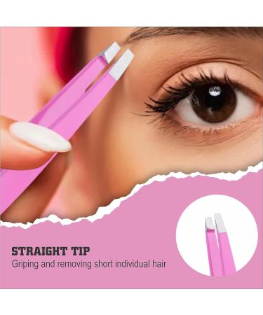 4-Piece Professional Tweezers Set for Men and Women - Precision Eyebrow Plucking, Ingrown Hair Removal, Blackhead & Tick Removal - Buy Online on GoSupps.com