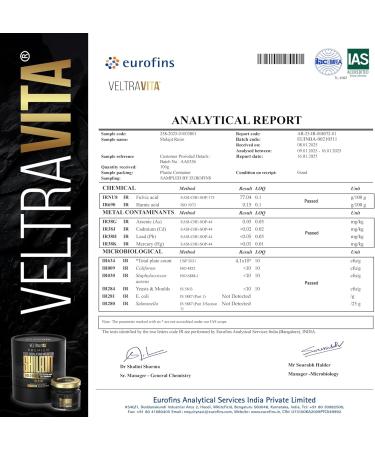 VELTRAVITA 100% Pure Himalayan Shilajit Resin Gold 500 Organic | High Potency 75%+ Fulvic Acid Humic Acid & 85+ Trace Minerals | Natural Energy & Immune Support for Men & Women | Lab Tested - Buy Online on GoSupps.com