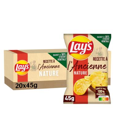 Lay's Chips A l'Ancienne Nature Pack of 20 x 45g