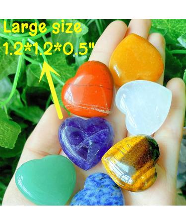 Xianvxi 1.2 Heartstones Set: Amethyst Rose Quartz & Clear Quartz Healing Crystals - Large Gemstones for Heart Chakra - Buy Online on GoSupps.com