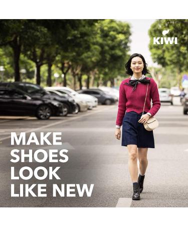 KIWI Color Shine Liquid Polish Black 2.5 FL. OZ. - Professional Grade Shoe Polish - 2.5 Ounce Bottle - Buy Online on GoSupps.com