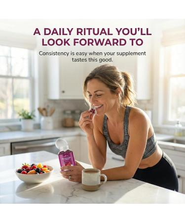 CogniTune Resveratrol Gummies 1500mg - Sugar Free Longevity Gummies for Women & Men - Antioxidant Supplement for Heart Brain Immune Support - Buy Online on GoSupps.com