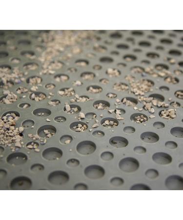 Petlinks Purr-FECT Paws Rubber Litter Mat for Cats & Kittens - Easy to Clean - Medium Gray - Buy Online on GoSupps.com