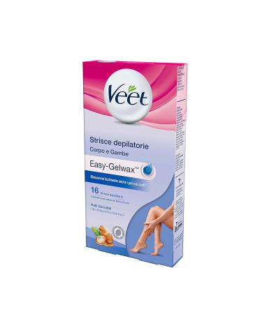 Veet Sensitive Skin Depilatory Strips - 3 Pack (48 Strips) for Legs Arms Armpits & Bikini - Gentle Hair Removal for All Skin Types - Buy Online on GoSupps.com